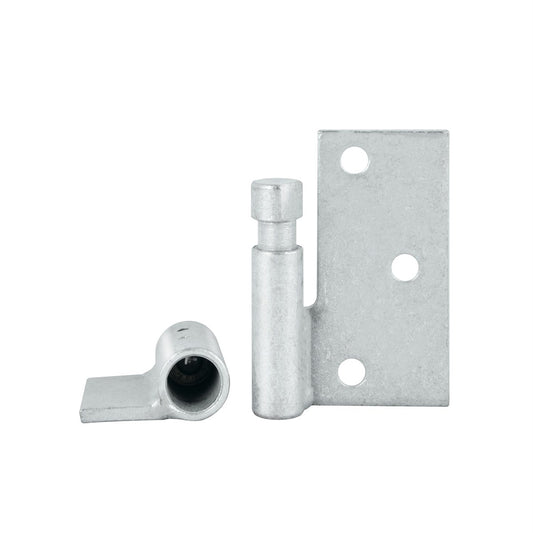 Pinnacle 16mm Galvanised Rh Weld Strap Security Gate Hinge - 2 Pack - Anti-Lift - Durable Galvanized Steel – view 2