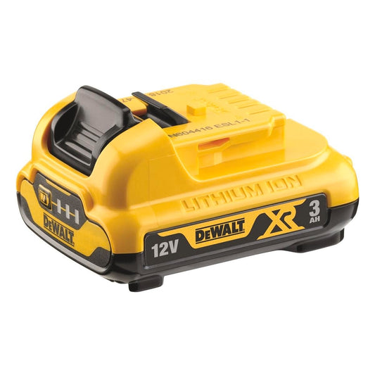 Dewalt 12V XR Li-Ion Battery 3.0Ah - Compatible with 10.8V & 12V Tools - Yellow