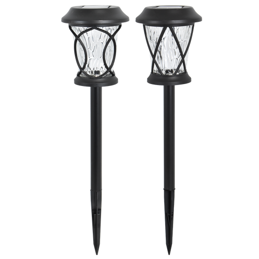 Click Douglas Solar LED Pathway Light - 105mm - Stainless Steel - Outdoor Use