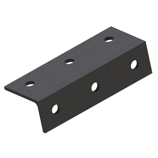 Dunnings M12 Structural Angle Bracket 75 x 50 x 5mm 190mm Galvanised Steel Heavy Duty - Auzzistore