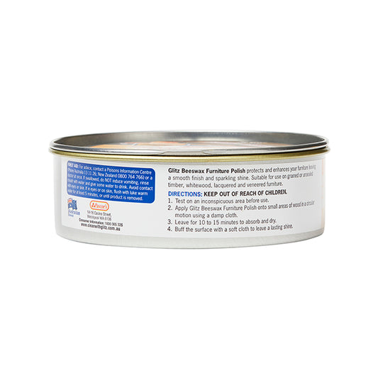Glitz Beeswax Polish 200g Natural Beeswax Furniture Restorer