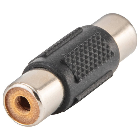 Antsig RCA Socket to RCA Socket Adaptor - 20mm x 15mm x 30mm - Audio Video Connector