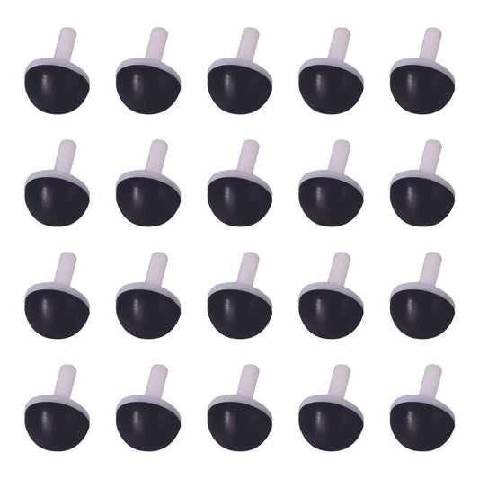 Kinetic 12mm Dome Nylon Tap Valve - 20 Pack - Leak-Free - Durable