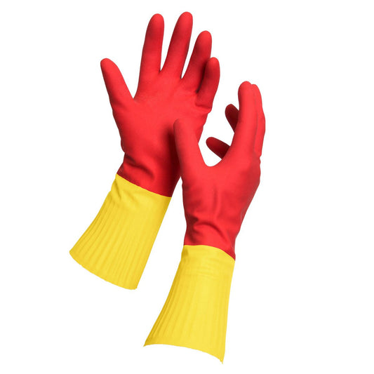 Sabco Tear Resist Gloves - Small - Latex & Nitrile - Heavy Duty Grip – view 2