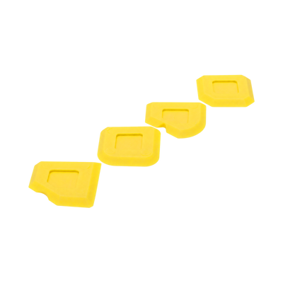 Paint Partner Silicone Scraper Set - 4 Piece - Flexible - Easy Clean