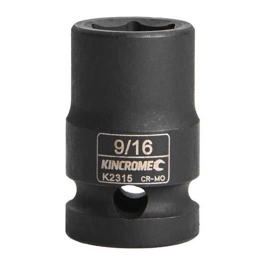 Kincrome 9/16 Inch Square Drive Impact Socket Cr-Mo Steel Rust Resistant - Auzzistore