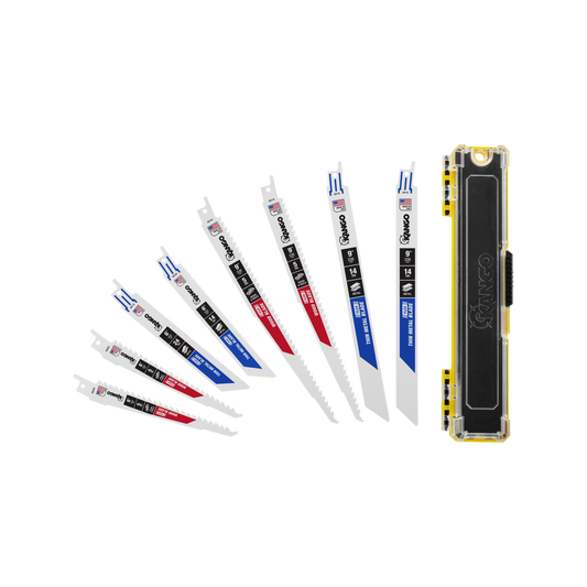 Kango 8 Piece Flex Reciprocating Saw Blade Set - 6" & 9" Blades - Metal & Wood – view 2
