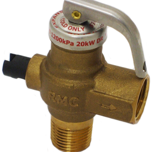Rmc Expansion Control Valve - 15mm - 1200kpa - Brass - Durable Pressure Management - Auzzistore