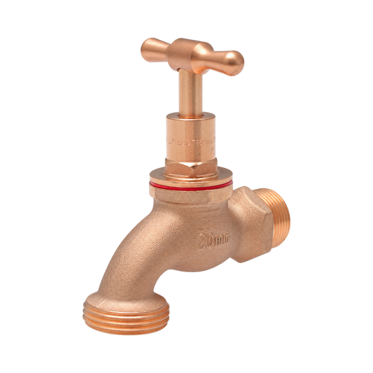Syneco 20mm Brass Male Garden Tap - Lead Free - Durable - WaterMark Certified