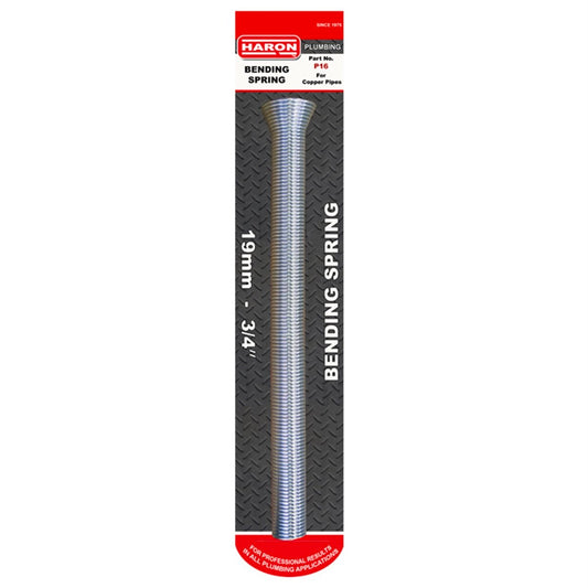 Haron 3/4" Bending Spring - 19mm Steel - Prevents Pipe Kinking - Auzzistore