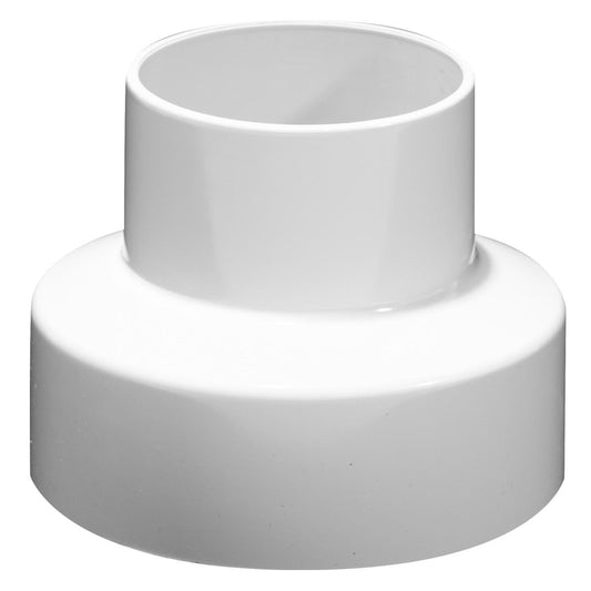 Holman Storm Downpipe Reducer 90x50mm PVC Adaptor Easy Connect - Auzzistore