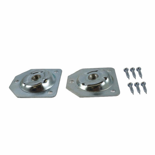 Adoored Angle Plate Leg - 3/8 - Steel - Easy Install 2 Pack - Auzzistore