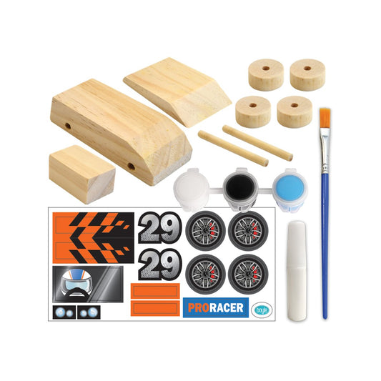 Boyle Wood Craft Project Kit Rally Car - 1 Pack - 117mm x 63mm x 35mm – view 2 - Auzzistore