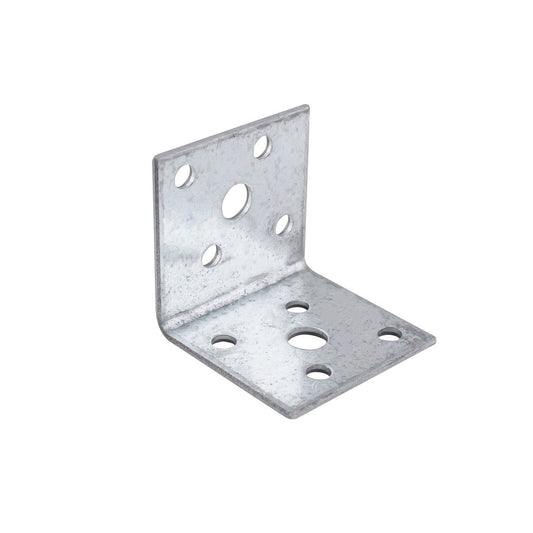 Carinya Galvanised Reinforcing Angle Bracket 40mm 8 Pack Durable Support - Auzzistore