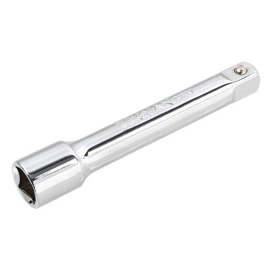 Trojan 125mm Socket Extension Bar - 1/2" Drive - Durable Polished Chrome Vanadium - Auzzistore