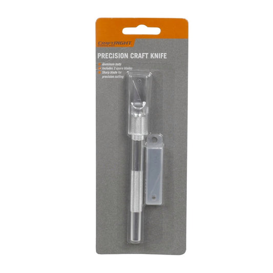 Craftright Precision Craft Knife - 185mm - Aluminium - 2 Blades – view 2 - Auzzistore