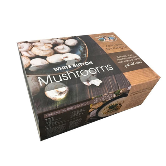 Mr Fothergill White Button Mushroom Growing Kit - 4kg - Easy To Use - Auzzistore