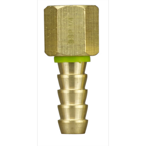 PowerFit 1/4 BSP Female Plug - 10mm Hose - Brass - Corrosion Resistant - Auzzistore