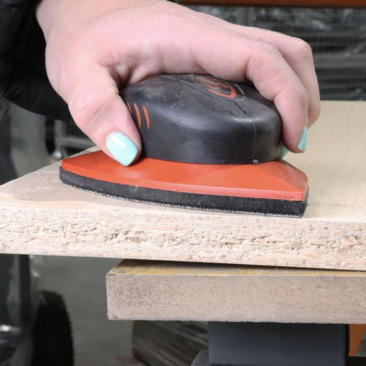 Rocket Mouse Sander - 130mm - Hook and Loop - Rubber Coated Grip – view 2 - Auzzistore