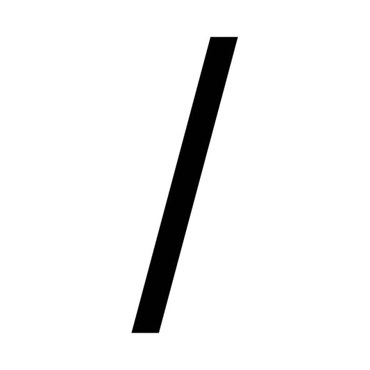 Numero Black Vinyl Transfer - Self-Adhesive House Number - 24mm x 68mm - Black - Weatherproof - Auzzistore