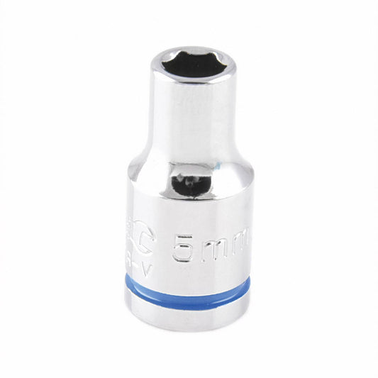 Kincrome 5mm Socket - Chrome Vanadium Steel - Mirror Polish Finish