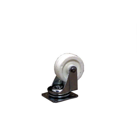 Move It 40mm White Plastic Heavy Duty Swivel Castor - Durable - Low Maintenance - Smooth Rolling - Auzzistore