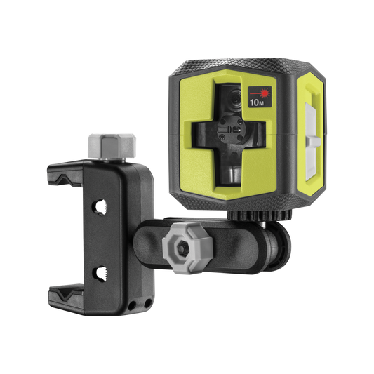 Ryobi 10m Red Cross Line Laser - Self-Levelling - Accurate Alignment - Auzzistore