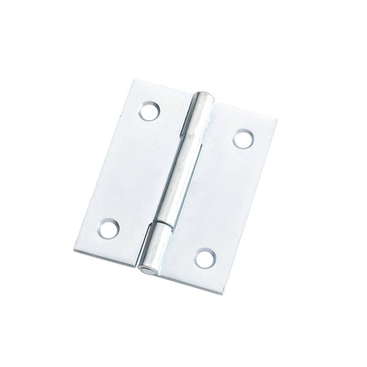 Lane 50mm Zinc Plated Fixed Pin Butt Hinge 20 Pack - Internal Use - Security - Auzzistore