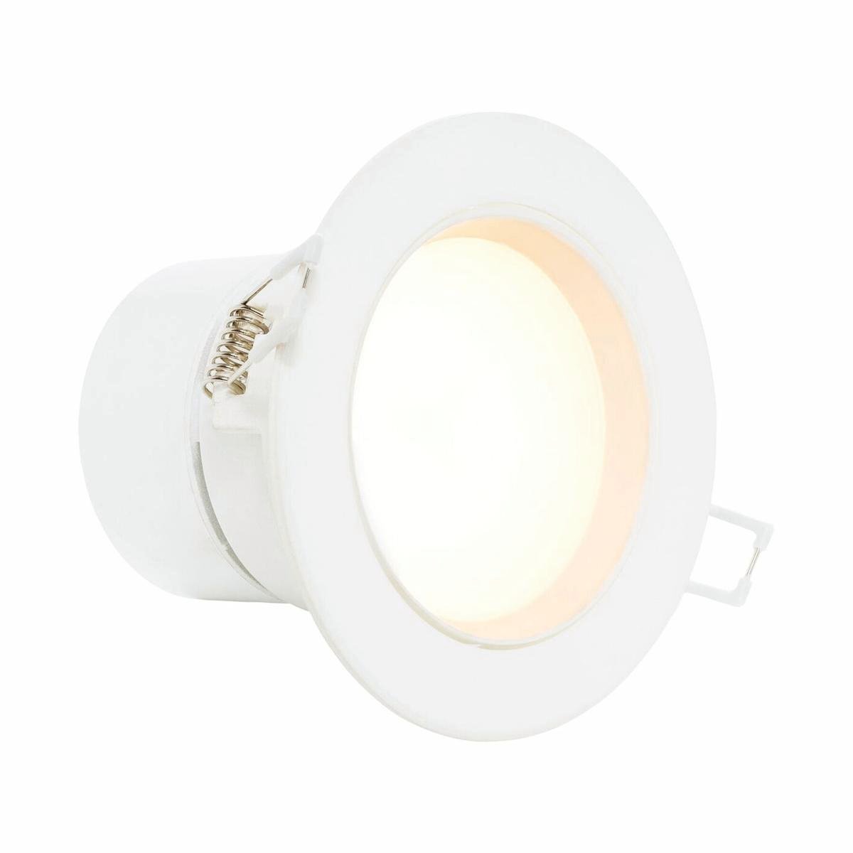 Hpm Dli 90mm Led Dimmable Tilt Downlight - 7W Aluminium - Energy Saving