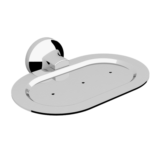 Caroma Sahara Soap Dish - 160mm x 130mm - Brass - Chrome Finish
