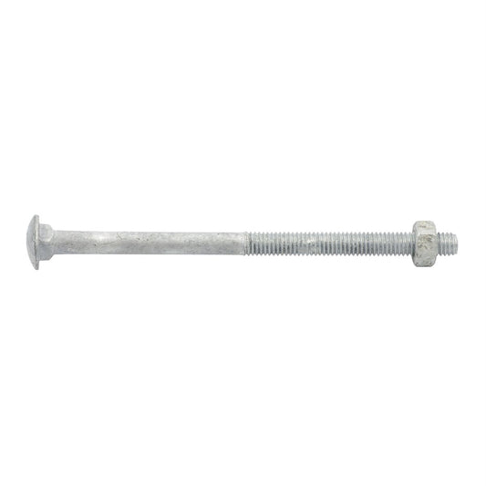Zenith Hot Dip Galvanised M6 x 100mm Cup Head Bolts Nuts 25 Pack – view 2 - Auzzistore