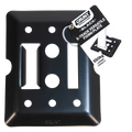 Grunt E Track Versatile Fixing Plate - 130mm x 14mm x 160mm - Black - 550kg Capacity