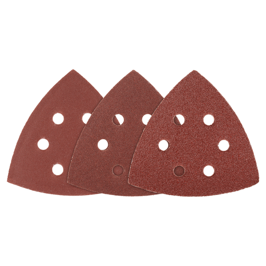 Ryobi 10 Piece 95mm Delta Multi Tool Sanding Set - 80/120/240 Grit - Auzzistore