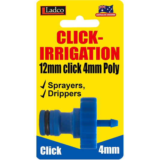Ladco Click Irrigation Tube - 4mm - Plastic - Easy Fit - Auzzistore