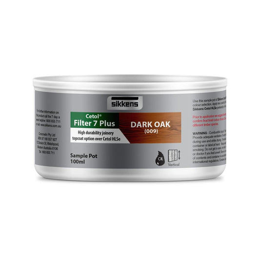 Sikkens Dark Oak Cetol Filter 7 Plus 100ml Oil Based Timber Stain - Auzzistore
