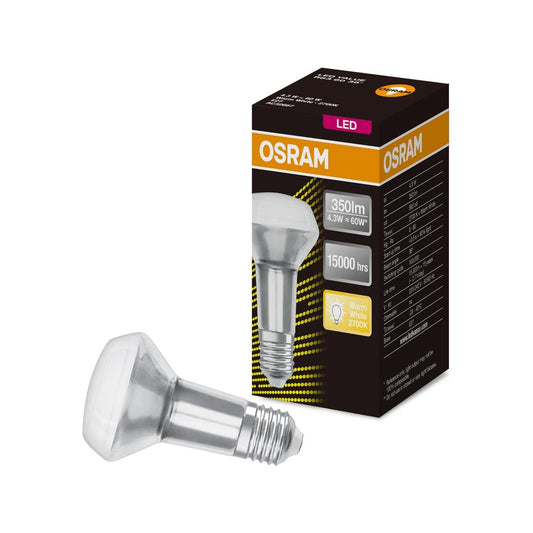 Osram Reflector E27 LED Globe 350lm 4.3W 63mm Warm White - Efficient Lighting - Auzzistore