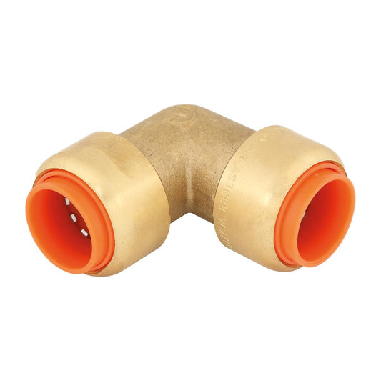 Smartex Copper Elbow Fitting - 20mm - Lead Free Brass - Push-Fit - WaterMark Certified - Auzzistore