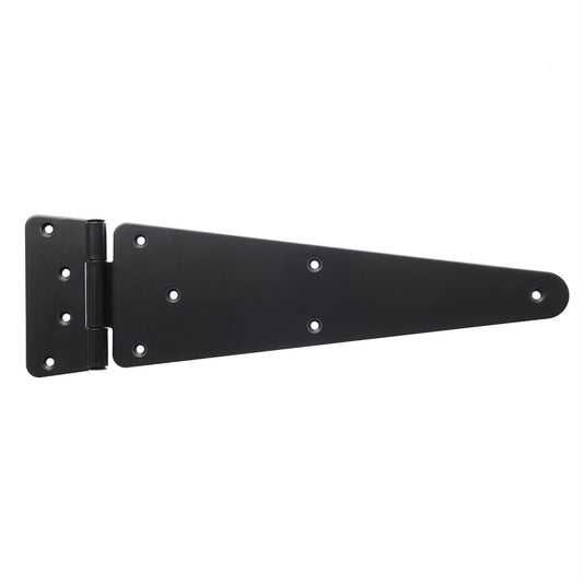 Zenith Matte Black Tee Gate Hinge 2 Pack 347mm - Heavy-Duty Steel – view 2