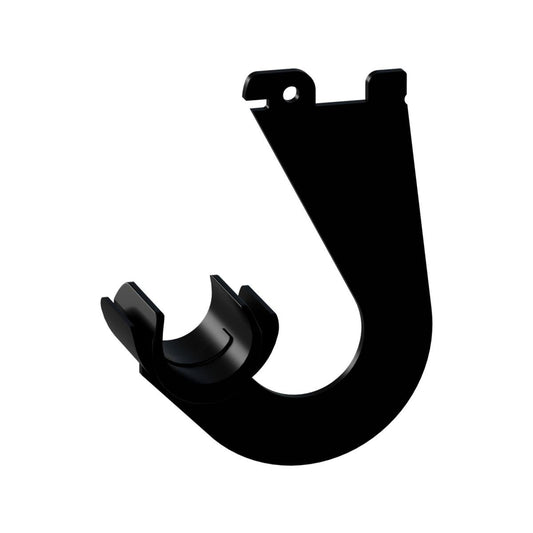 Flexi Storage Black Hanging Rod Bracket 2 Pack - 80mm x 100mm - Easy Install - Auzzistore