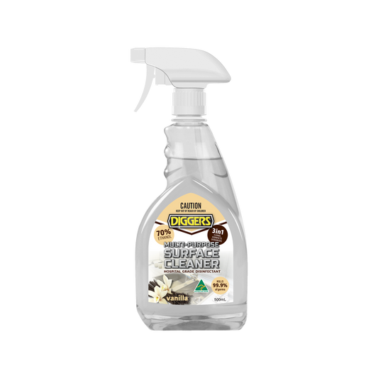 DIGGERS™ Multi-Purpose Surface Cleaner - 500ml - Vanilla - Non-Smearing
