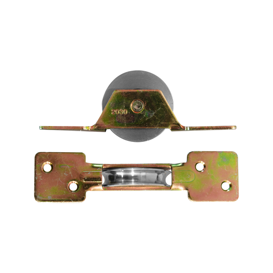 Rolltrak Steel Carriage - Brass Roller - 35kg Capacity - Durable Design - Auzzistore