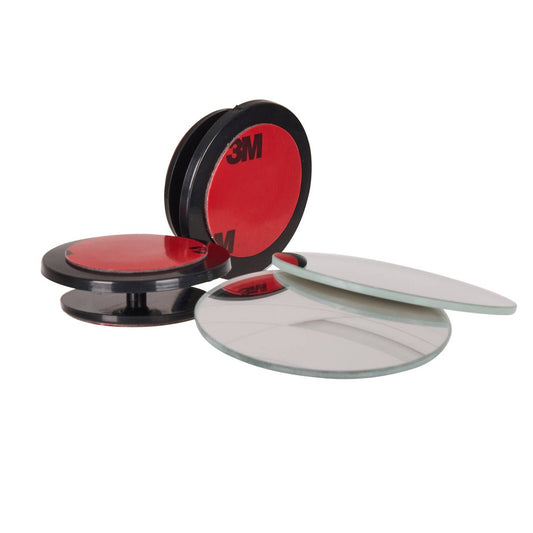 All Set Blind Spot Mirror 2 Pack - 360° Adjustable - 49mm x 49mm - Safety