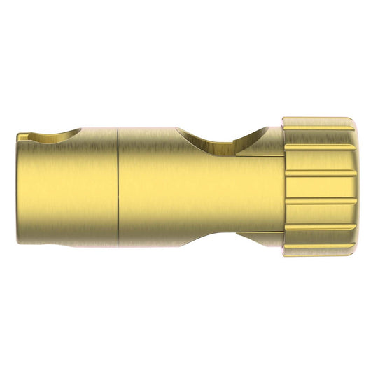 Evekare 32mm Brushed Brass Shower Slider - Adjustable Hand Shower - Easy Install – view 2