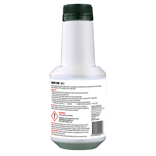 Nulon Dot 3 Heavy Duty Brake Fluid - 500ml - High Performance, 260°C Boiling Point – view 2