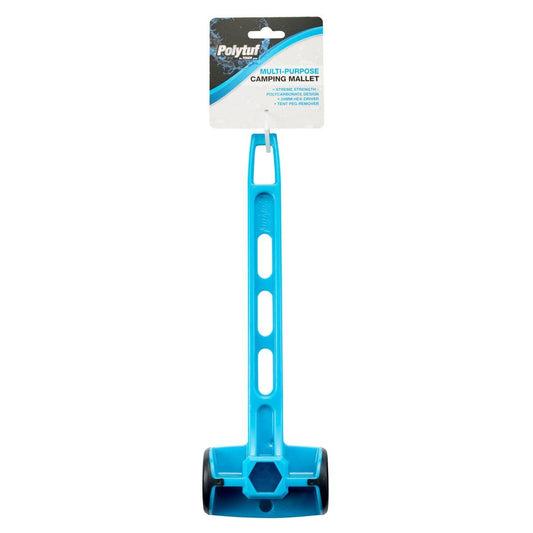 Polytuf Multipurpose Camping Mallet - Lightweight - Durable Polycarbonate - 110mm x 350mm x 300mm