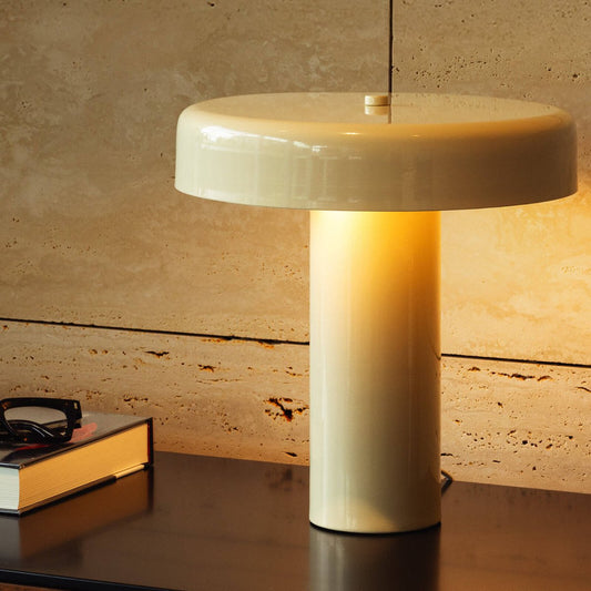 Mercator Cream Clara Table Lamp - Dual E14 Lampholders - 300mm x 310mm