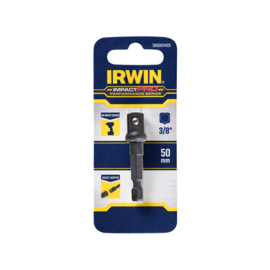 Irwin 50mm 3/8" Impact Pro Performance Socket Adaptor - High Torque Durability - Auzzistore