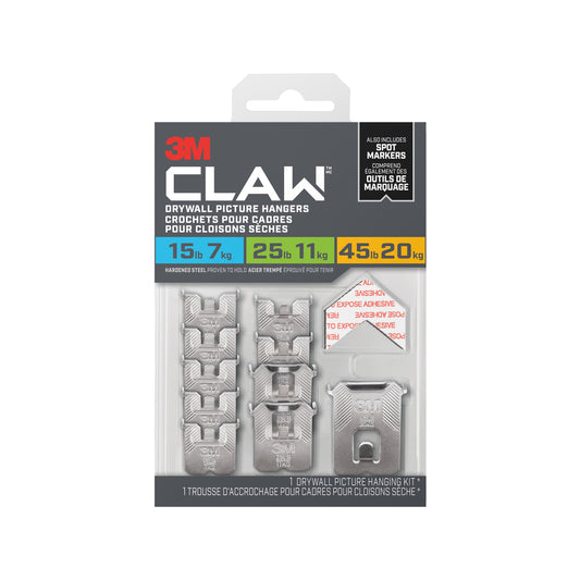 3M™ Assorted Claw Picture Hangers - 10 Pack