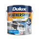 Dulux Weathershield Low Sheen Exterior Paint 4L - Ironstone - 4L