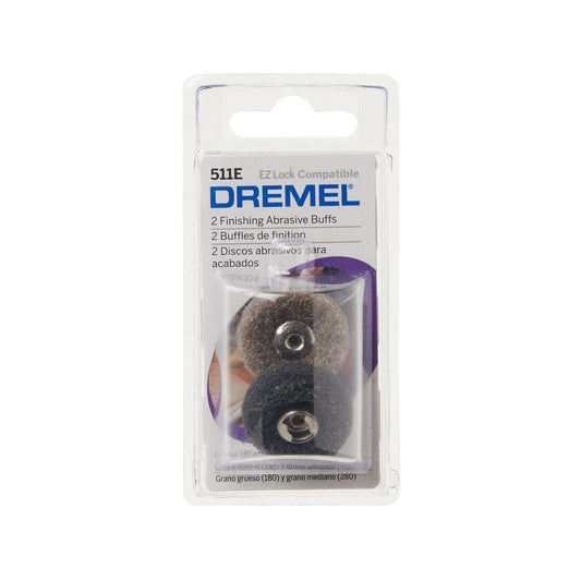 Dremel Finishing Abrasive Buffs - 180 280 Grit - Aluminium Oxide - 2 Pack - Auzzistore